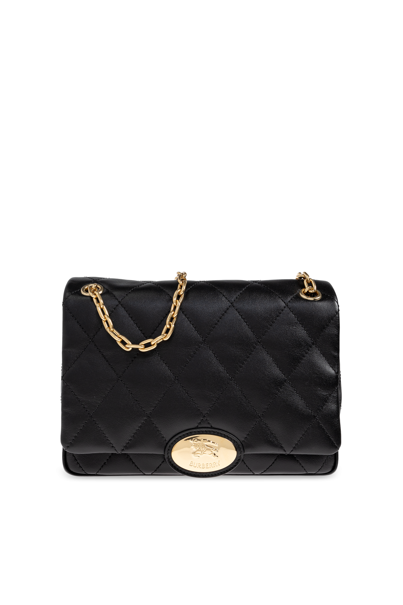 ハンドバッグ BURBERRY STRAND SMALL QUILTED BAG Black Shoulder bag `Strand Medium` Burberry - Vitkac AS